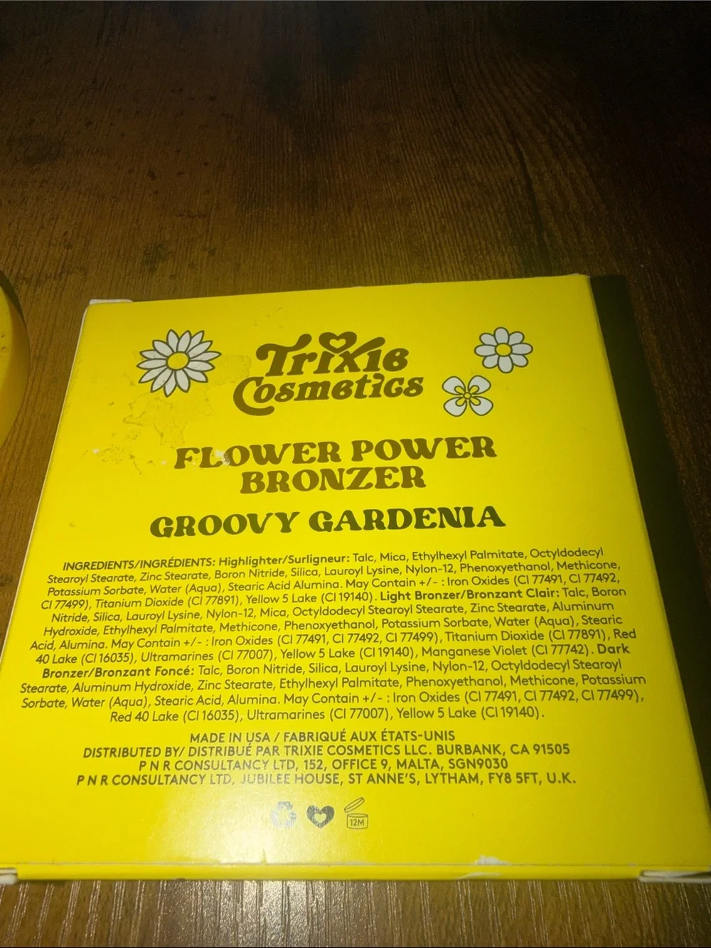 Trixie Cosmetics Flower Power Bronzer -  Tan, Caramel & Brown Powder